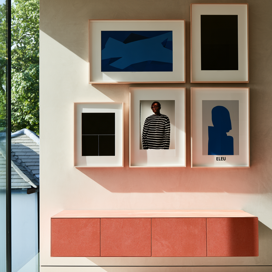 Ombre di Blu - Gallery Wall