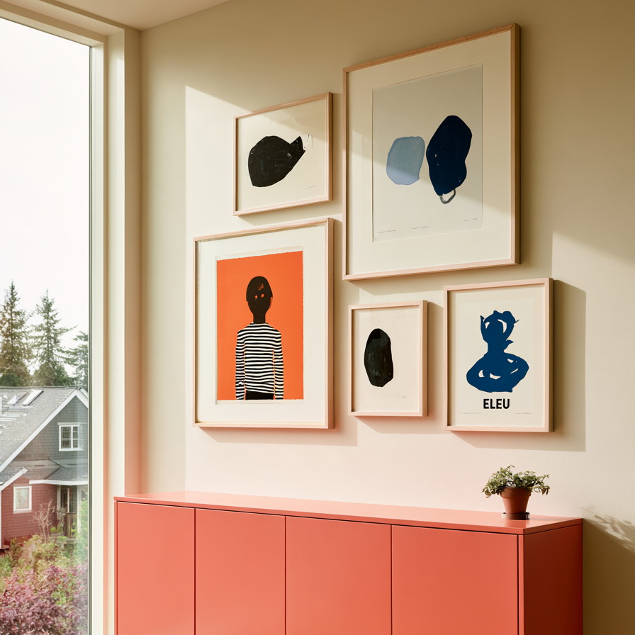 Pesci in azzurro - Gallery Wall