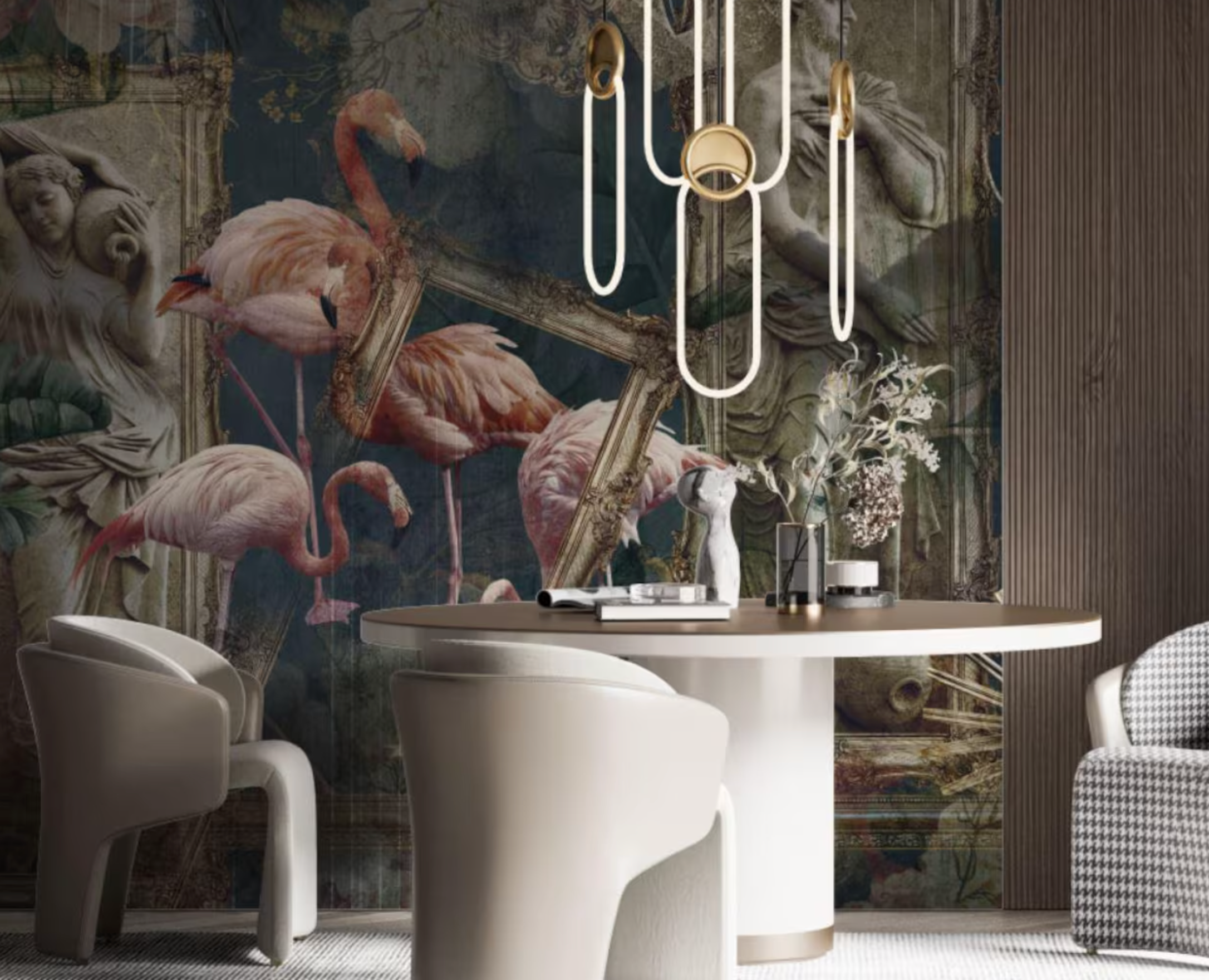 Fenicotteri - Carta da Parati