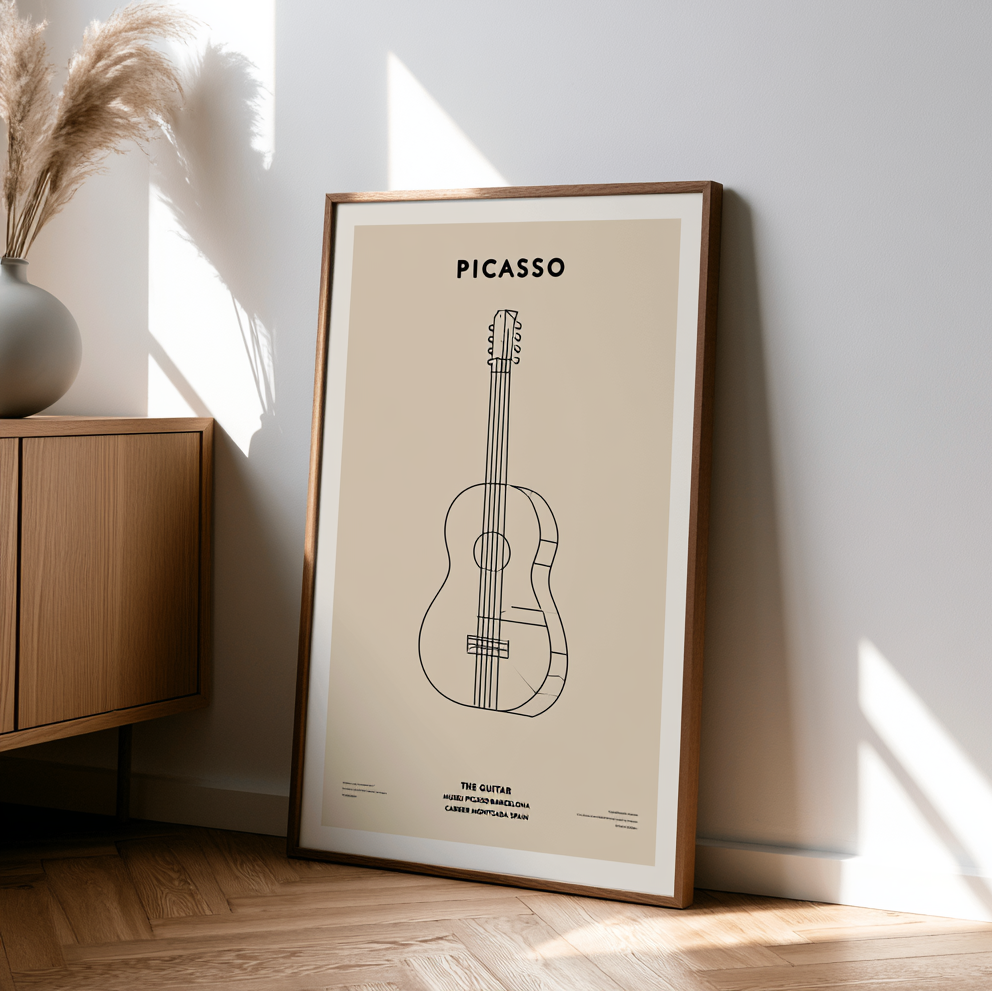 The guitar of Picasso