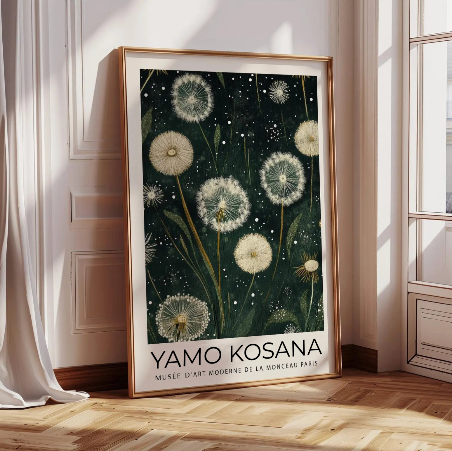 Yayoi Kusama - Fleurs du vent