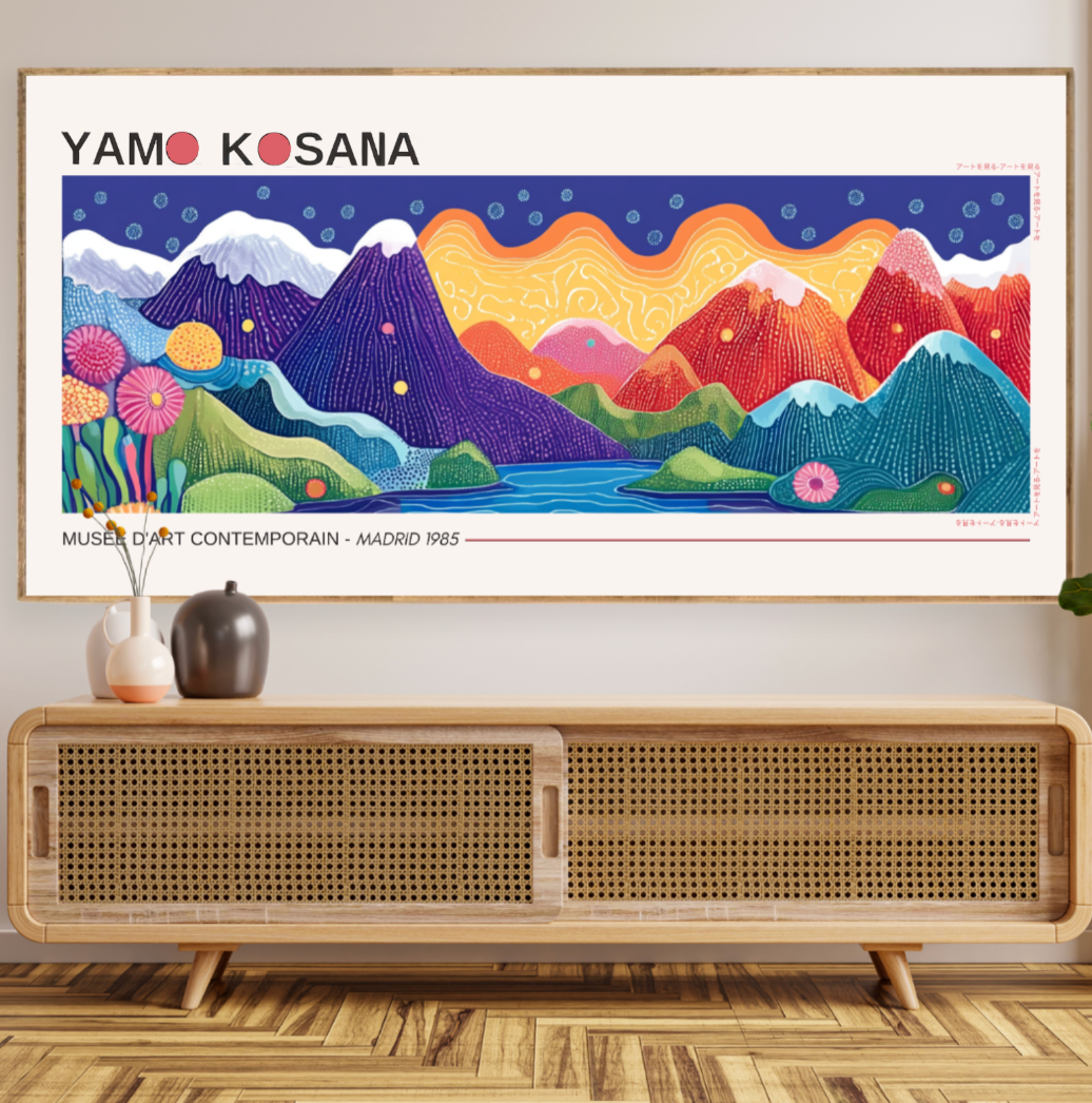 Yayoi Kusama See und Berge