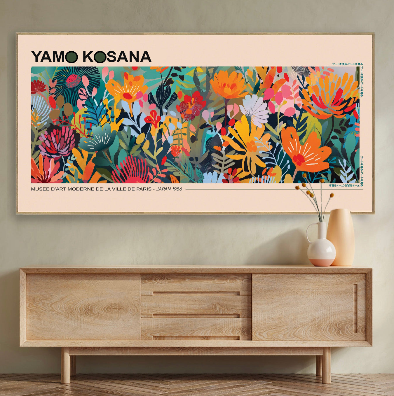 Yamo Kosana, Arte panoramica colorata