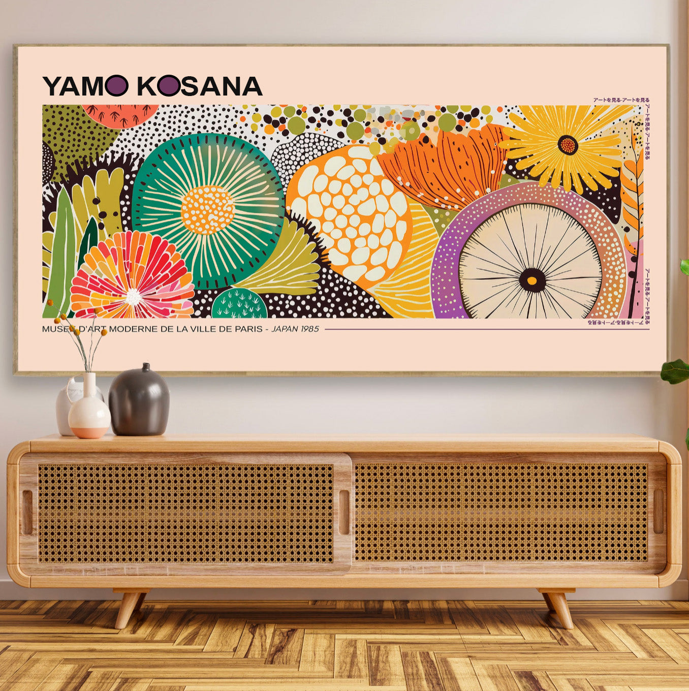 Yamo Kosana, fiori colorati