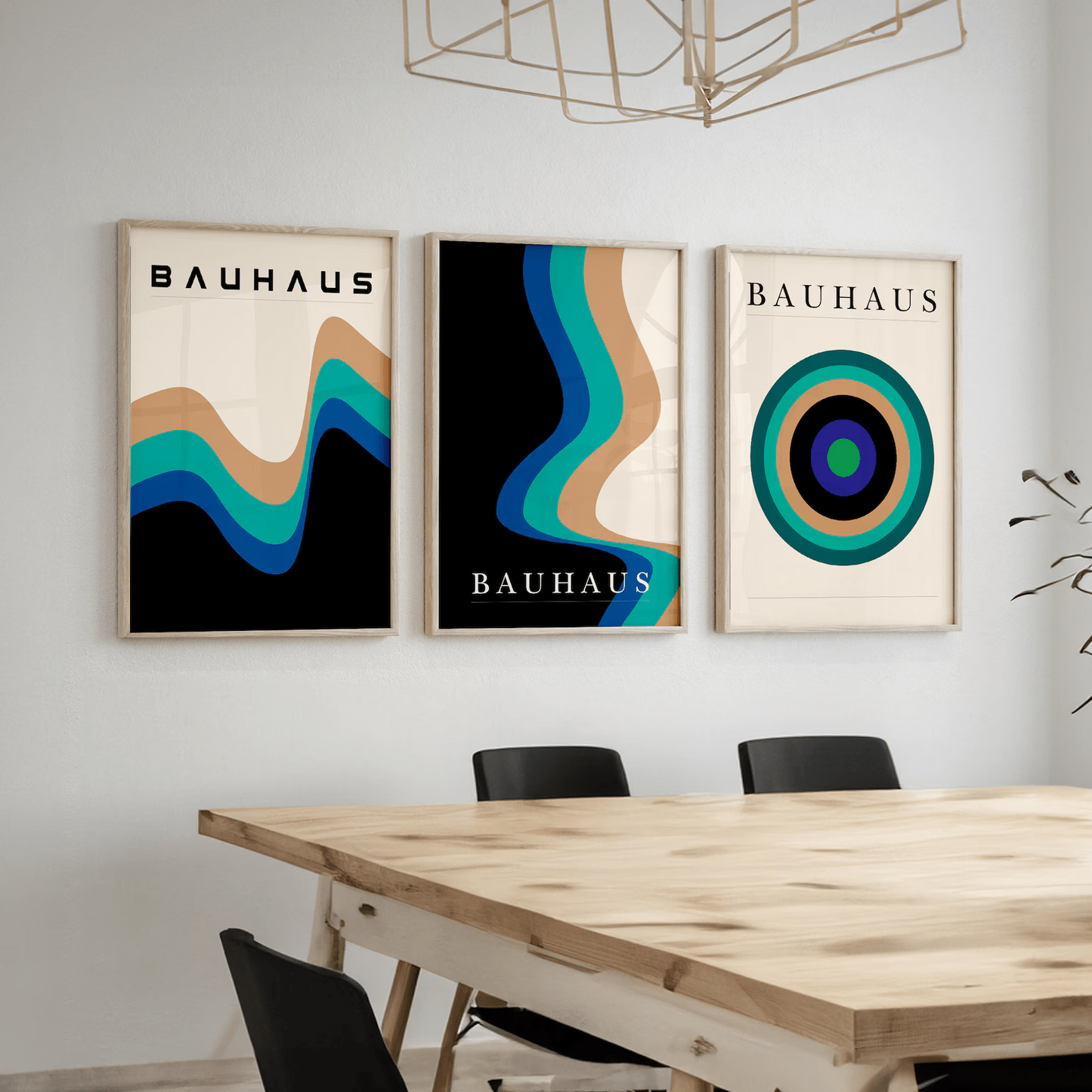 Arte Moderna Bauhaus - Set 3 pezzi