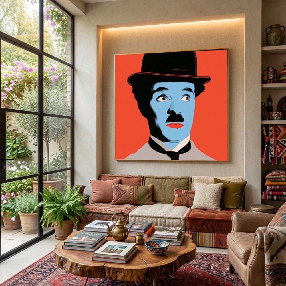 Charlie Chaplin Pop Art
