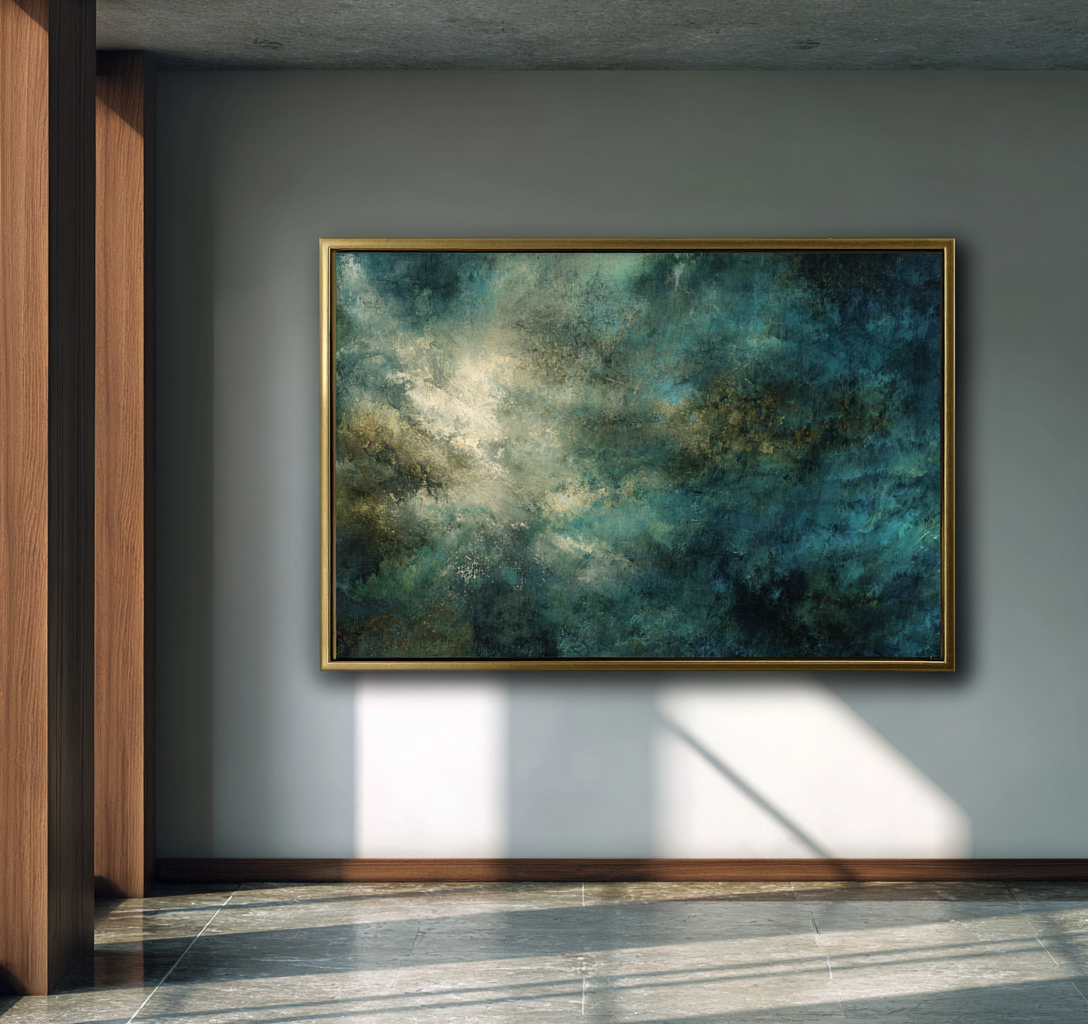 Cielo con nuvole azzurre