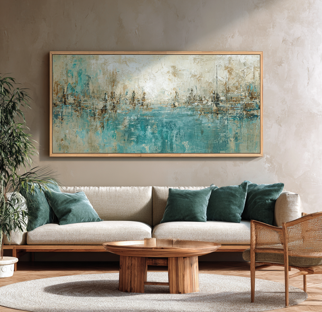 Quadro di Barche all'orizzonte