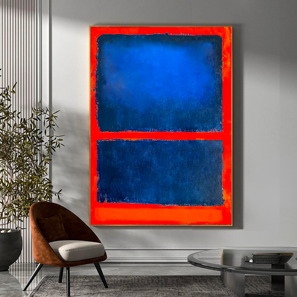 Quadro Blue Orange - Mark Rothko - Neibac - Spedizione gratuita