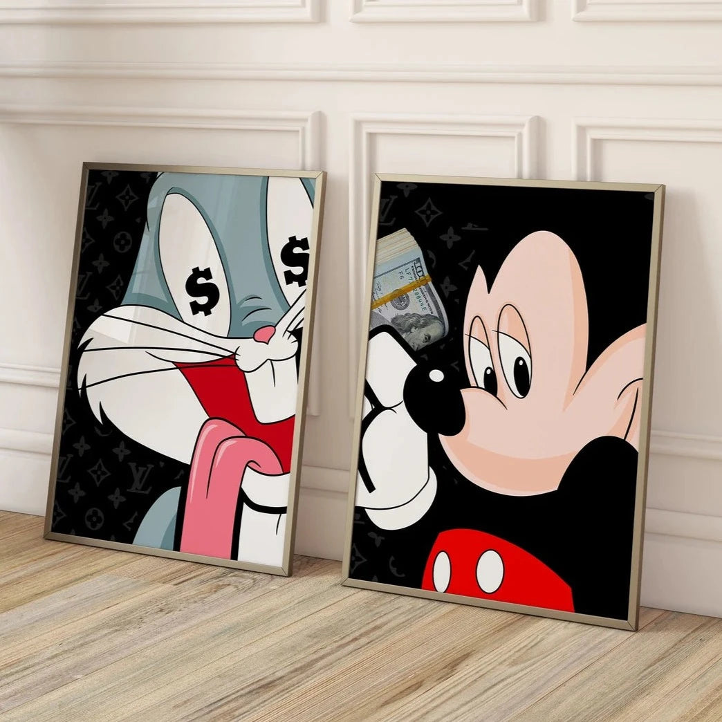 Mickey & Bunny Money - SET 2 PEZZI