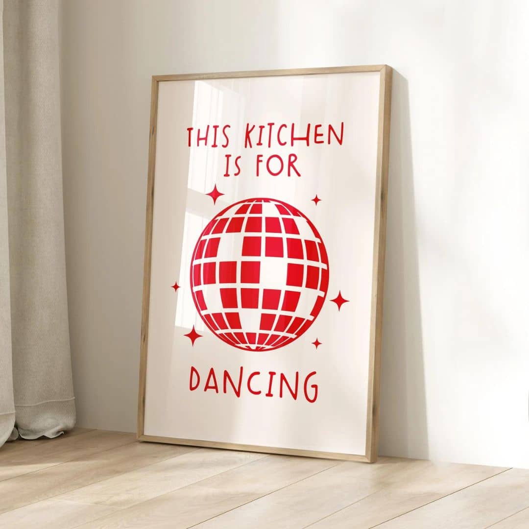 Kitchen for dancing