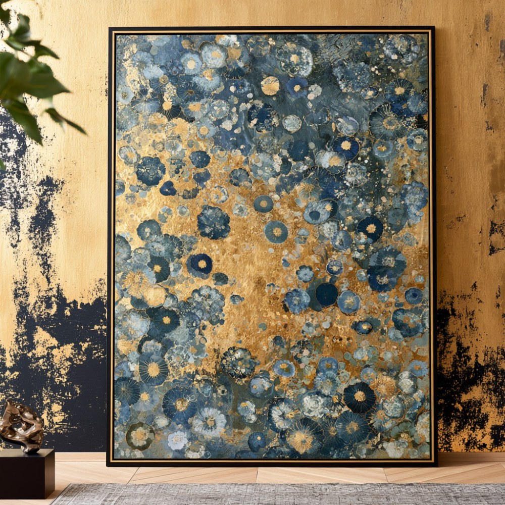 Mosaico Dorato e Blu
