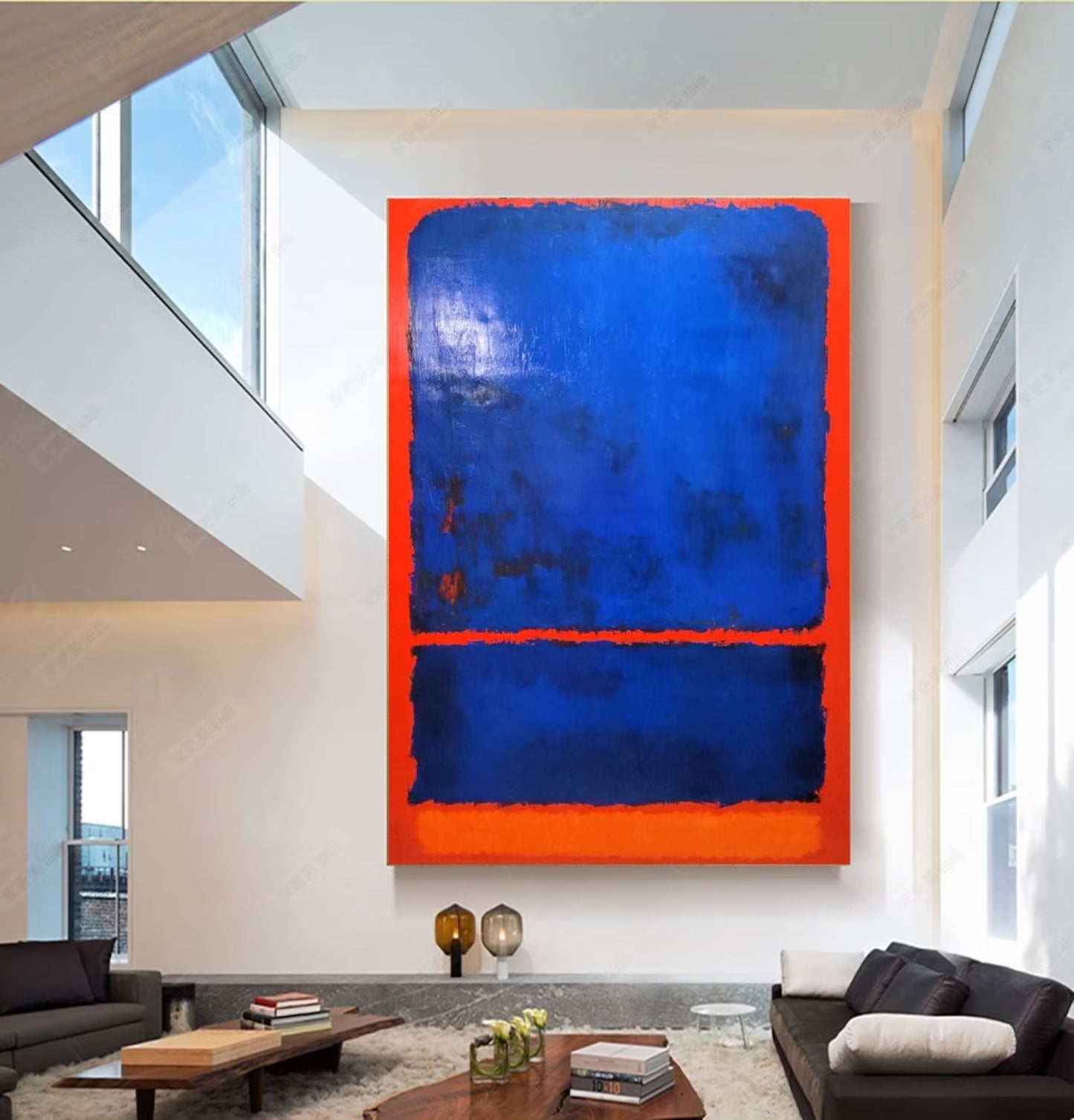 Mark Rothko Orange Blue