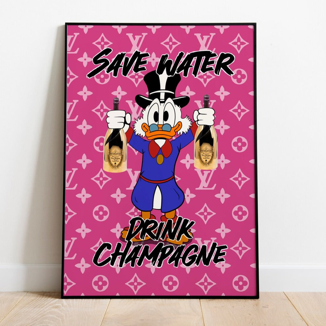 Save Water Drink Champagne