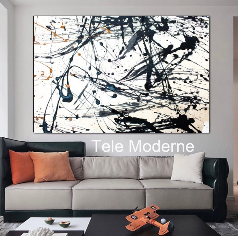 Getti di colore moderni - Tele Moderne